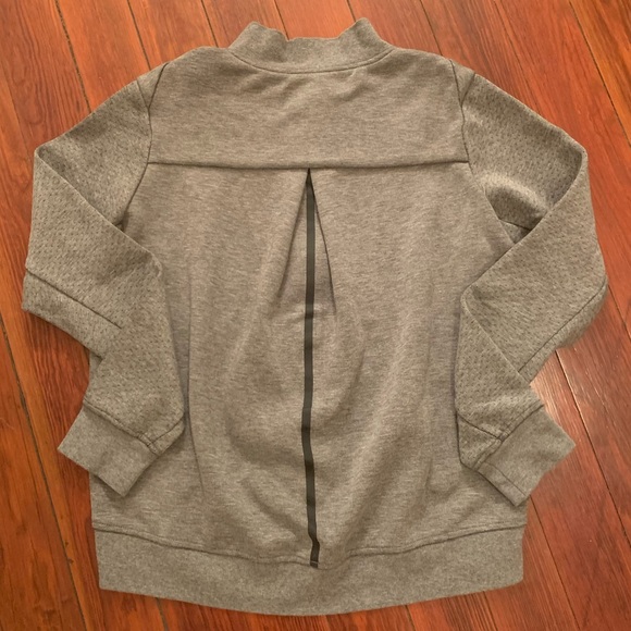 Nike grey bomber jacket with zip front | Size S - Picture 3 of 3